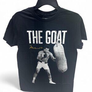 Black Muhammad Ali “THE GOAT” Graphic T-Shirt | Boxing Tee | S–XL